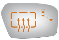 SIDE VIEW MIRROR HEATED W BLIND SPOT